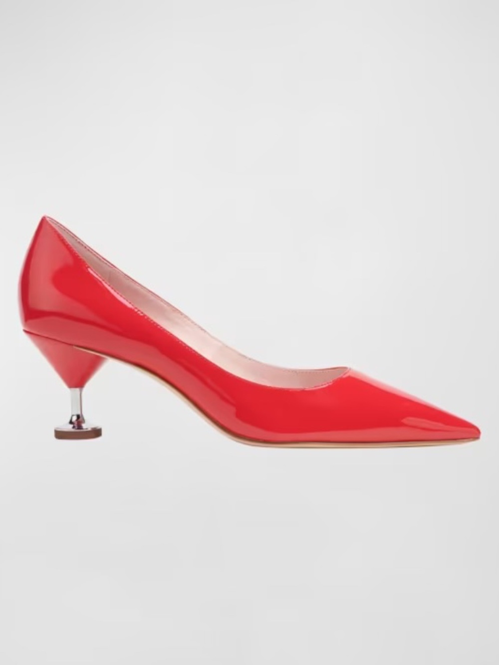 New! KATE SPADE Classic Patent Pump in Engine Red, Size 9.5
